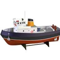 Собранная деревянная модель корабля Artesania Latina Tugboat "SAMSON" (Build & Navigate series), 1/15