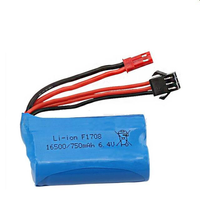 Аккумулятор WLToys Li-Ion 6.4V 750 mAh YP3 JST - A959-A-03