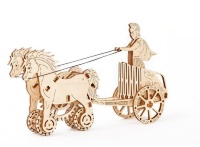 Деревянный механический 3D-пазл Wooden City Римская колесница - WR301