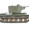 P/У танк Torro КВ-2 1/16  2.4G, СССР, зеленый, ИК-пушка, деревянная коробка